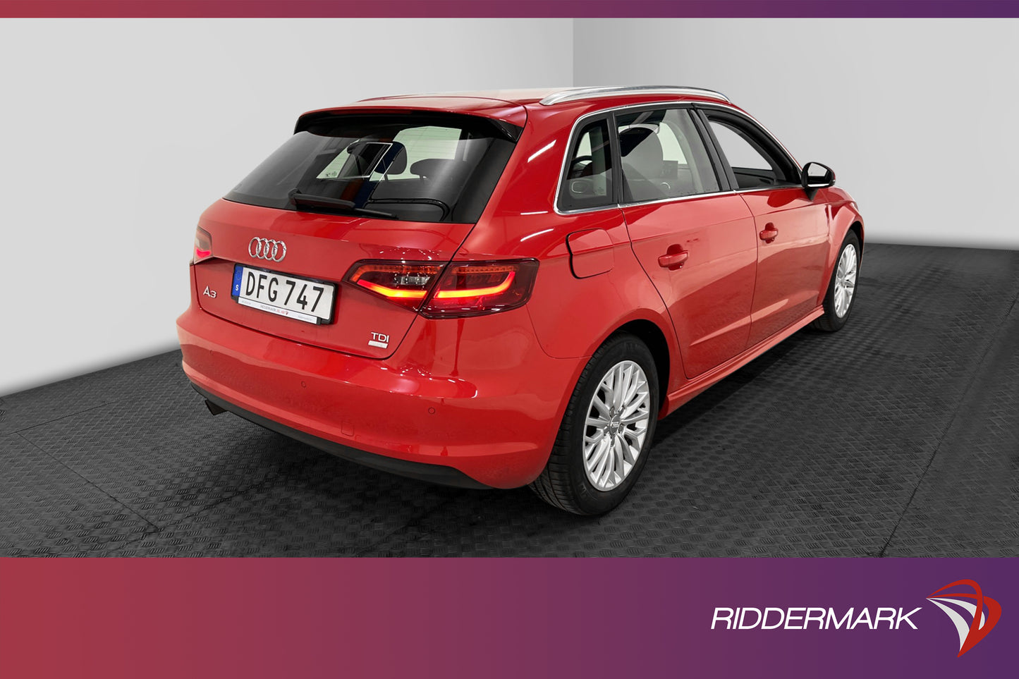 Audi A3 Sportback 1.6 TDI 110hk Bluetooth Nyservad 0.34l/mil