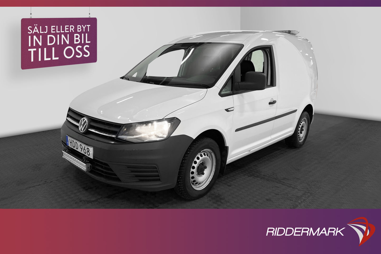 Volkswagen Caddy 2.0TDI Värmare Blixtljus SmartFloor Moms