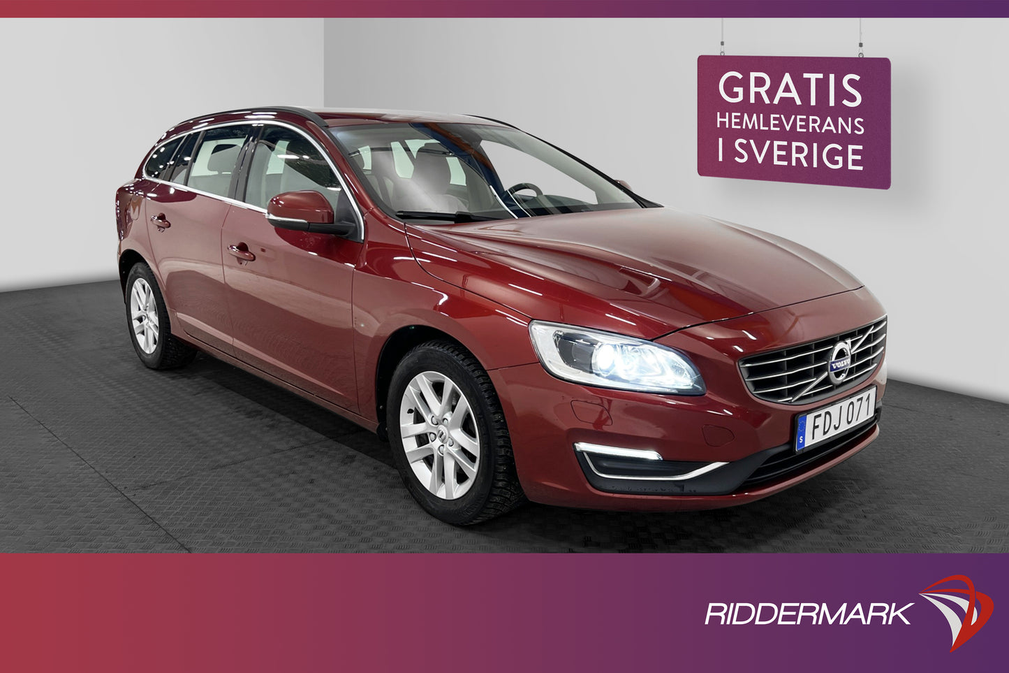 Volvo V60 D4 190hk Momentum D-värm VOC B-kamera Skinn Navi