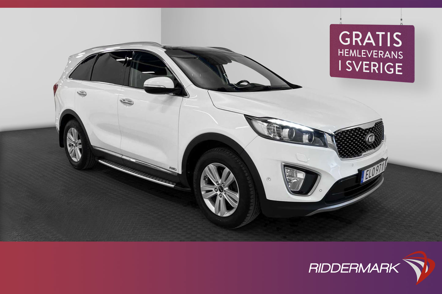 Kia Sorento 2.2 CRDi AWD 200hk 7 Sits Pano Navi Skinn B-Kam