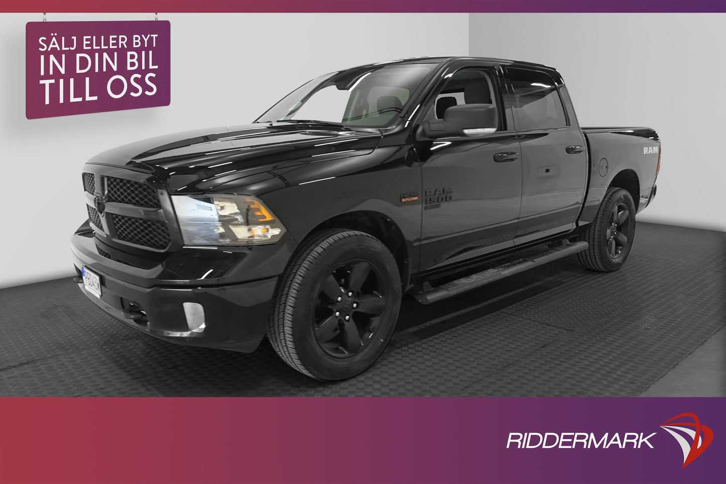 Dodge RAM 5.7 V8 HEMI 4x4 395hk Dragkrok Taklucka Moms