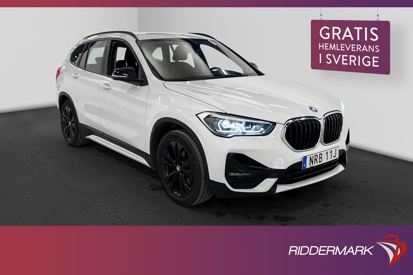 BMW X1 xDrive25e 220hk Sport line Navi HUD Kamera Skinn MOMS