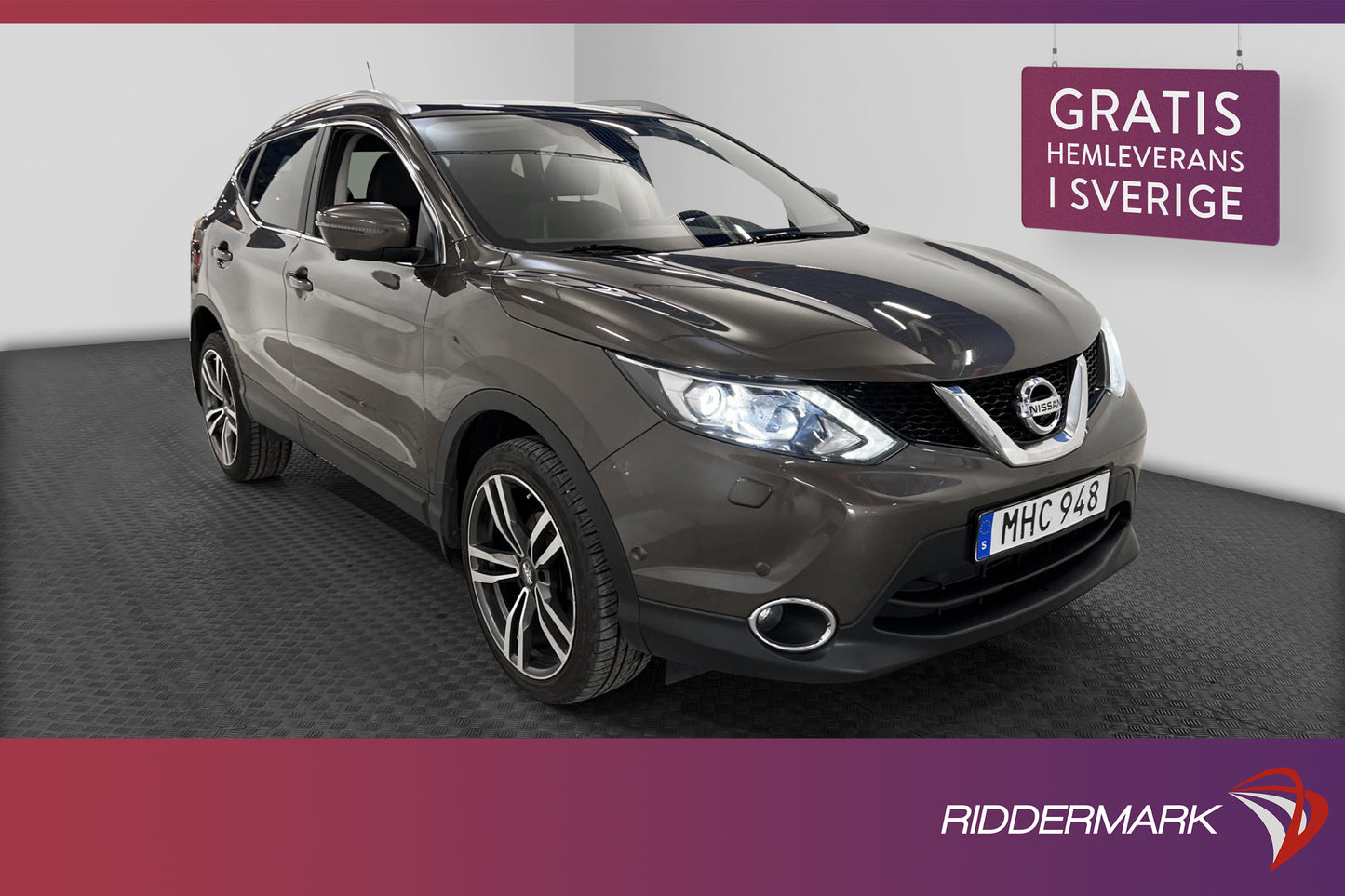 Nissan Qashqai 1.2 115hk TEKNA Pano Navi 360° kamera