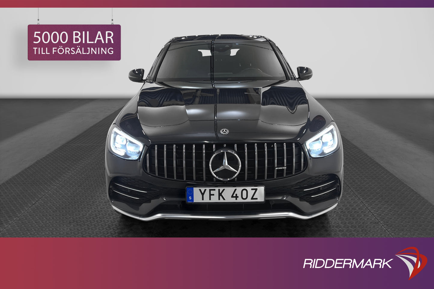 Mercedes-Benz AMG GLC 43 4M 390hk B-värme HUD Burmester