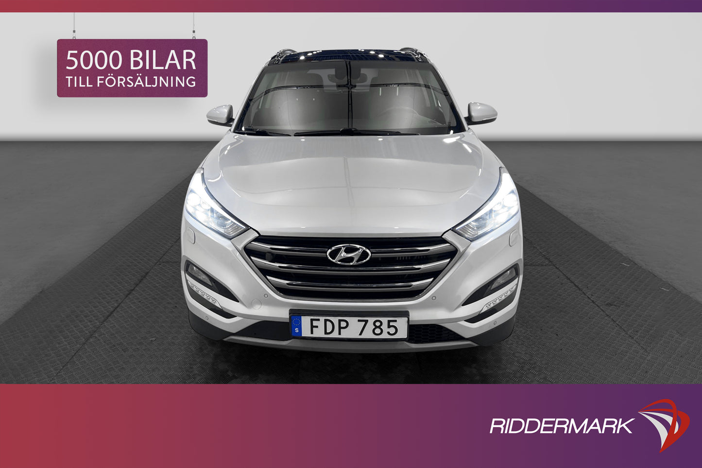 Hyundai Tucson CRDi 4WD 185hk Pano Skinn Kamera Navi Drag