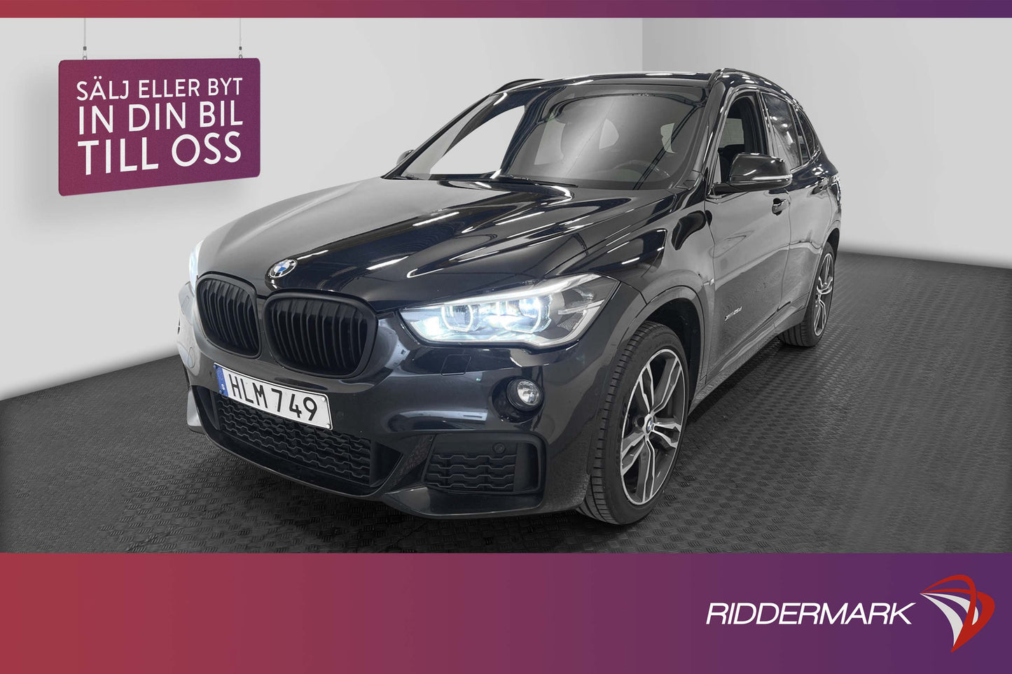 BMW X1 xDrive25d 231hk M Sport Pano H/K B-kamera Navi Drag