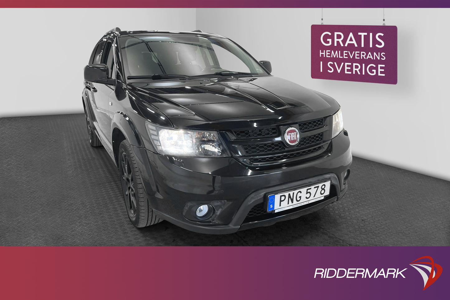 Fiat Freemont 2.0 AWD 170 hk Black Code 7-sits Kamera Navi