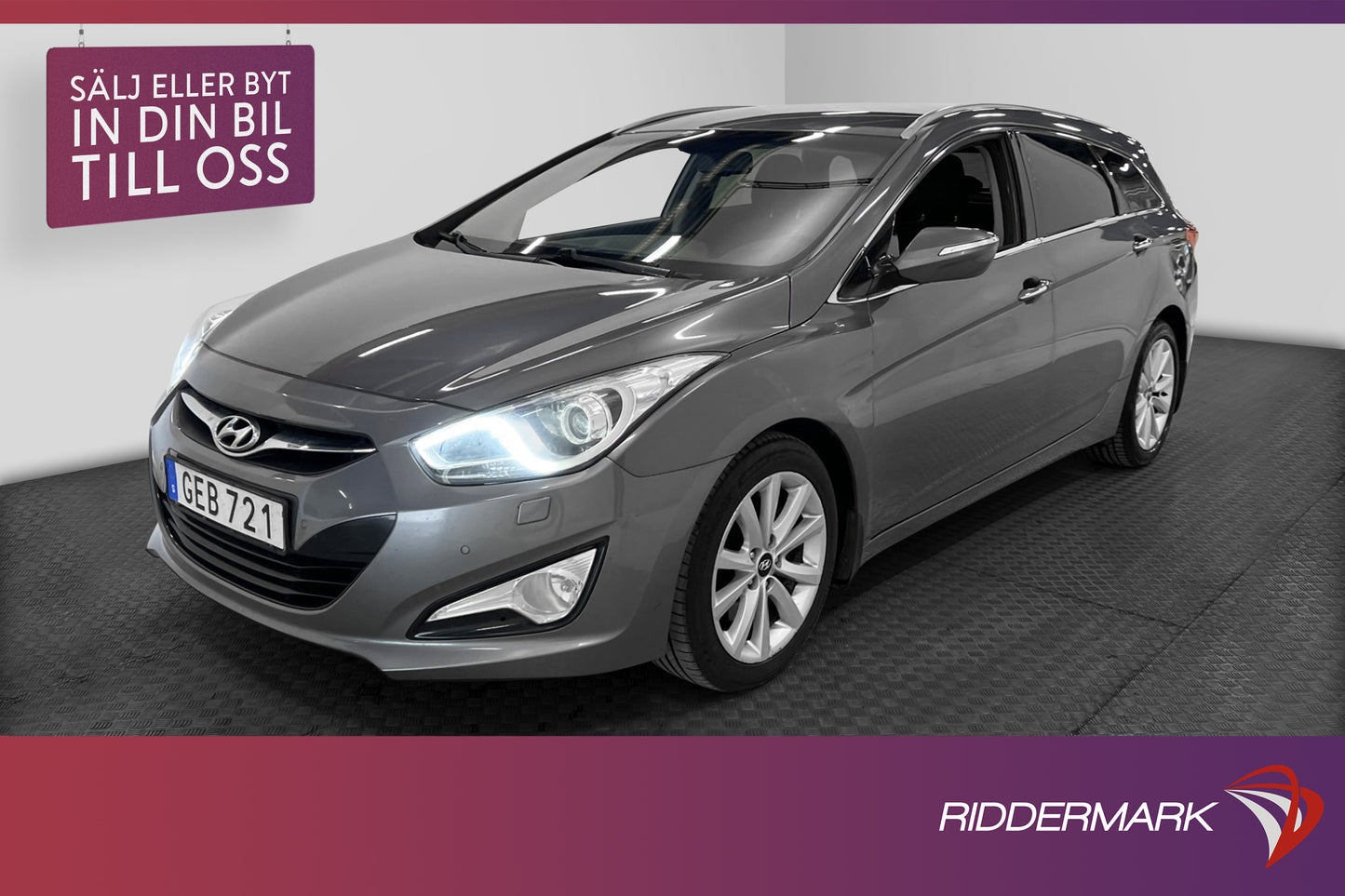 Hyundai i40cw 1.7 CRDi 136hk Kamera Navi Sensorer 0,56l/mil