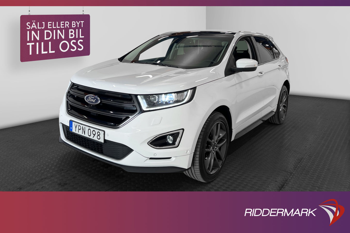 Ford Edge 2.0 TDCi AWD 210hk Pano Värmare Kamera Drag Navi