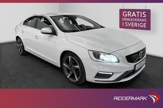 Volvo S60 D4 181hk R-Design T-Lucka Skinn Navi BLIS VOC