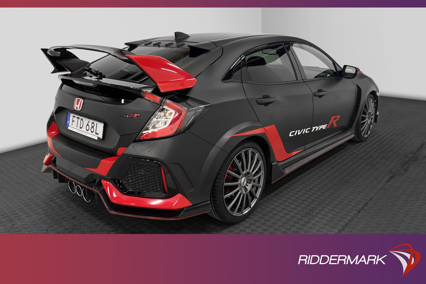 Honda Civic TYpe R 2.0 VTEC 320hk Brembo Kamera Navi Välserv