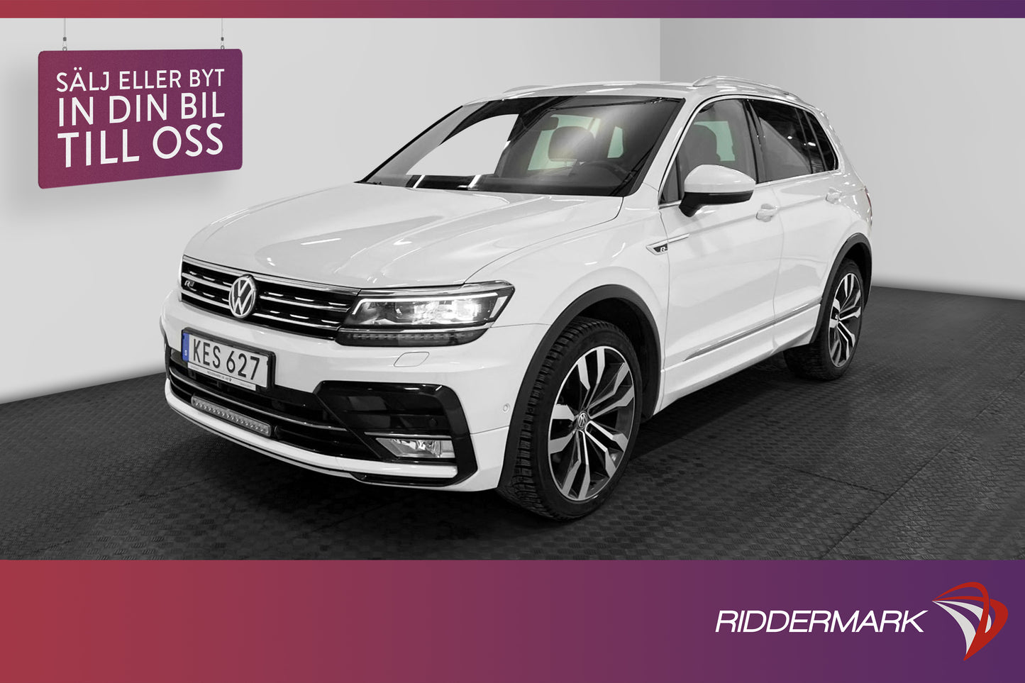 Volkswagen Tiguan 240hk 4M R-Line Cockpit D-Värm Pano HUD