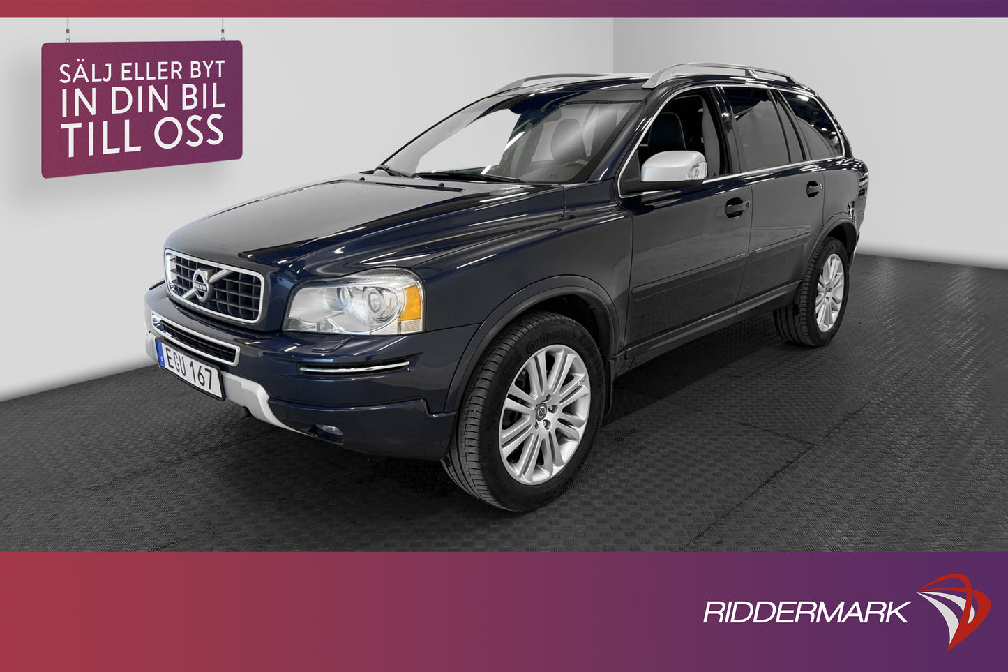 Volvo XC90 D5 AWD 200hk Executive 7-sits Skinn 2 Brukare