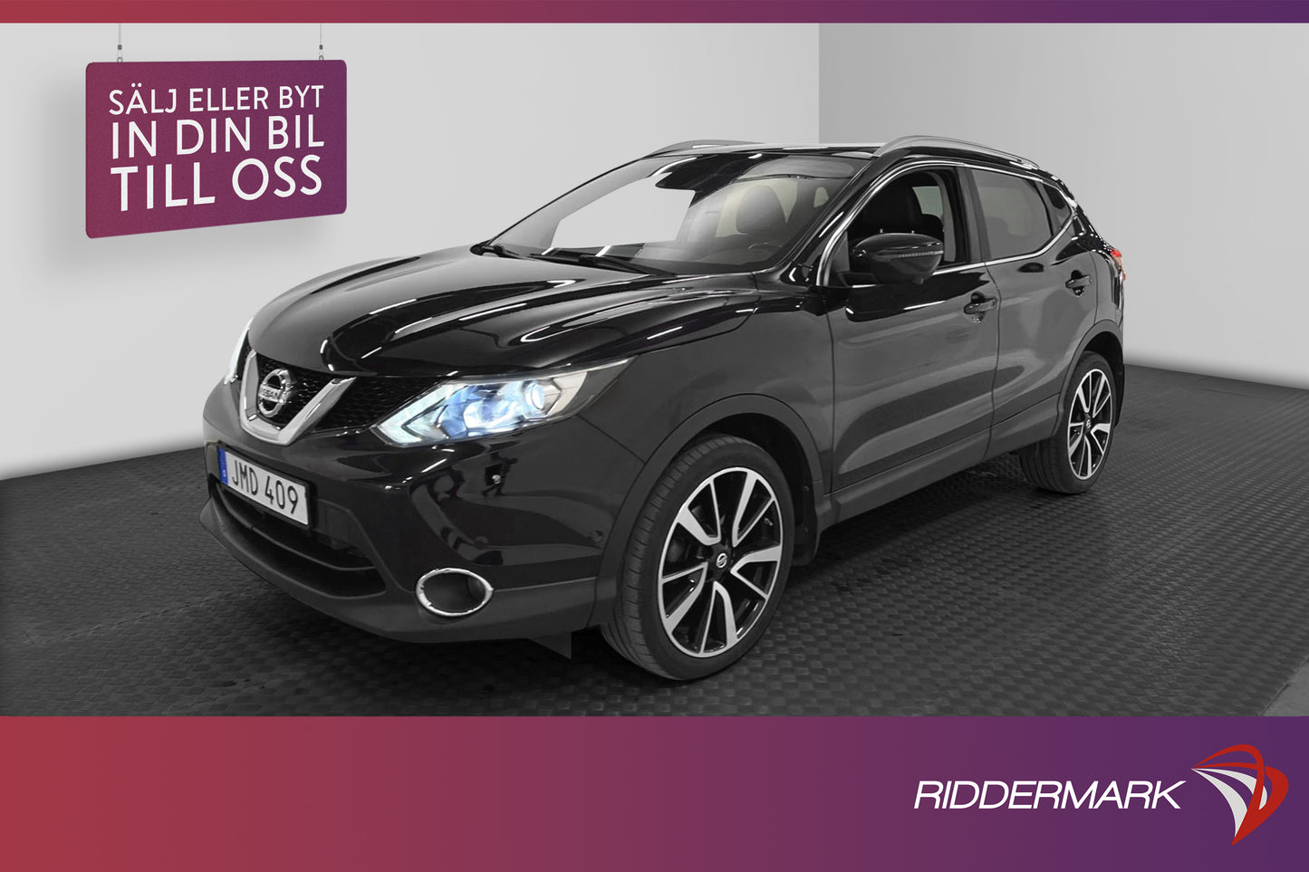 Nissan Qashqai DIG-T 115hk Tekna Pano 360° Navi Välservad