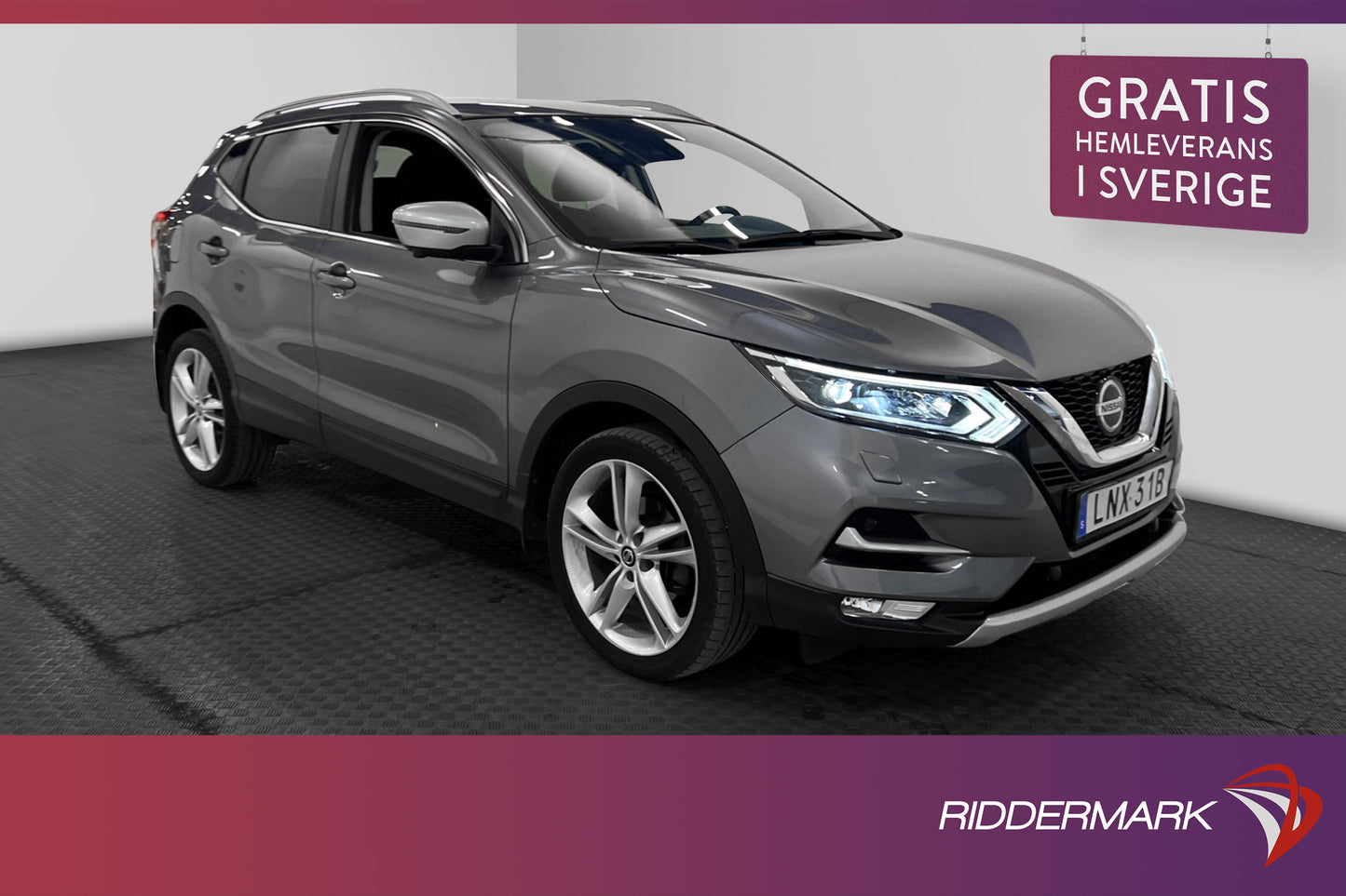 Nissan Qashqai 1.3 160hk 360° Navi P-sensorer Keyless 1 Bruk