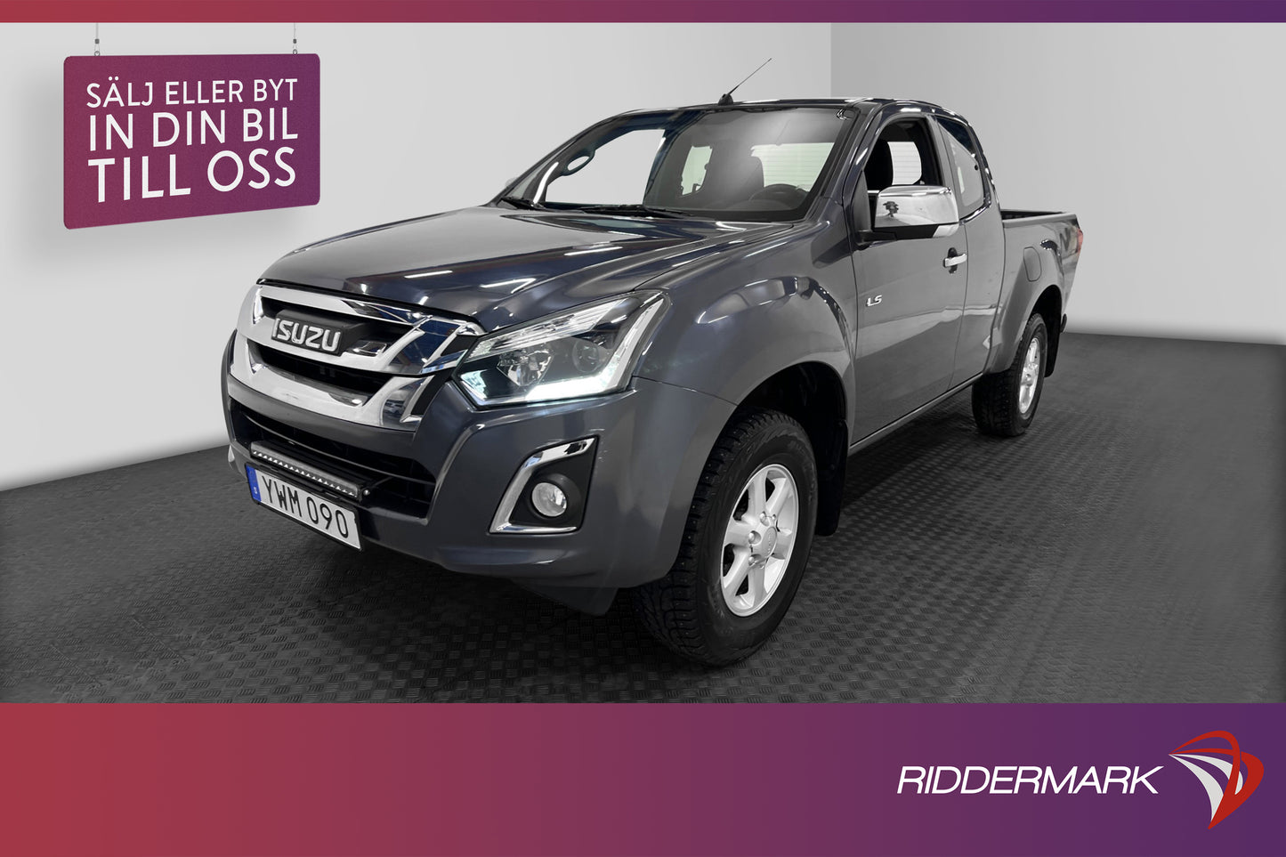 Isuzu D-Max SpaceCab  1.9 4WD M/K-Värmare Dragkrok Moms