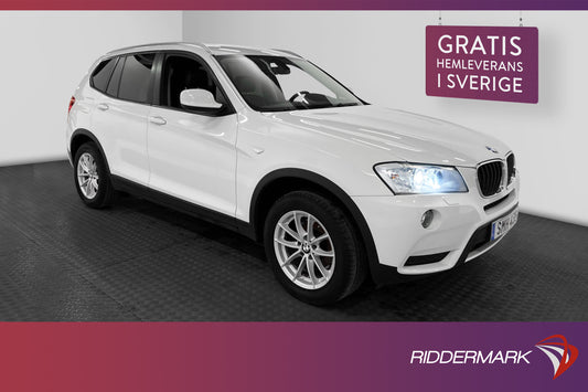 BMW X3 xDrive20d 184hk Halvskinn Drag P-sensorer 0.56l/mil