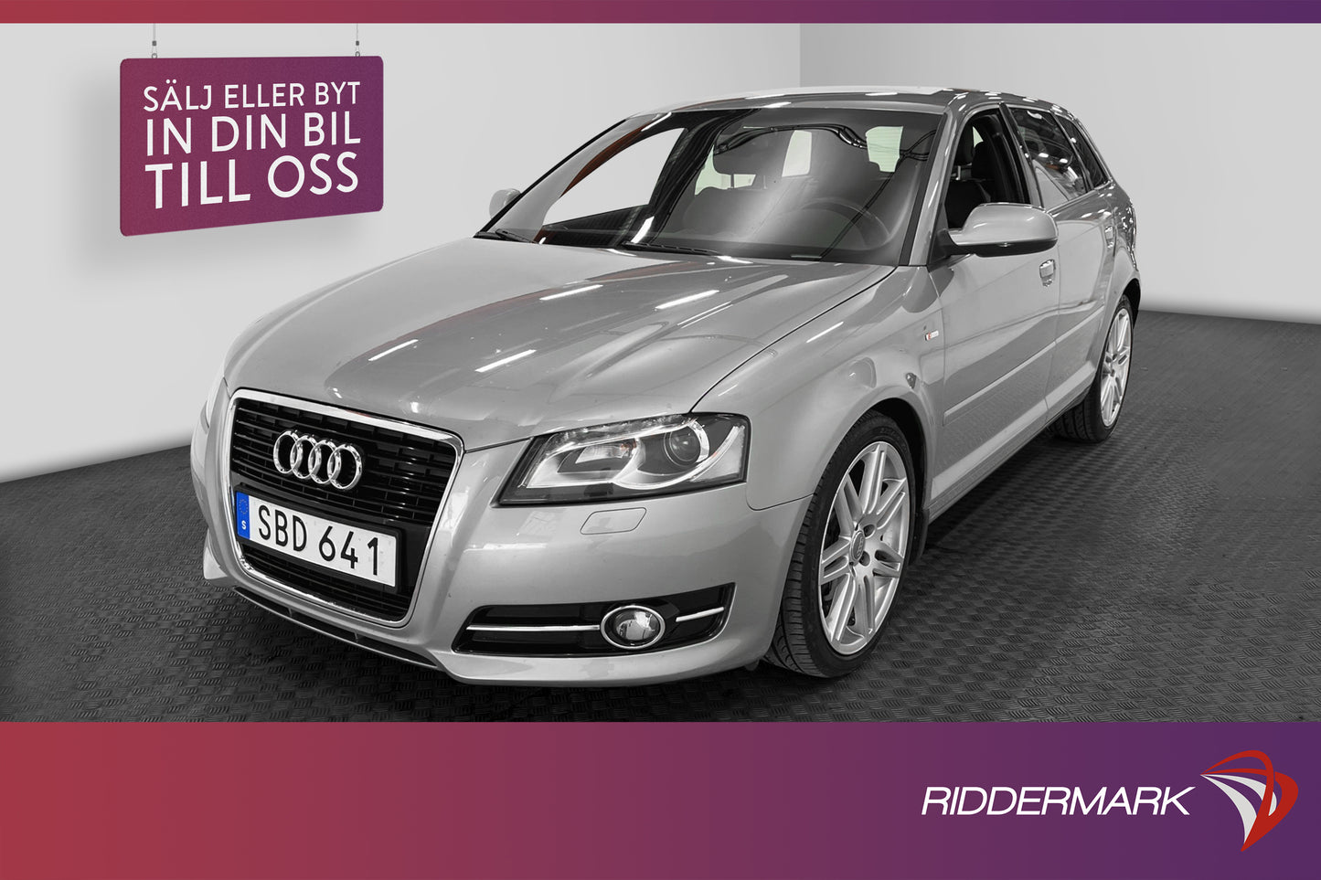 Audi A3 2.0 TDI S Tronic 140hk S-Line Värmare Bose Välservad