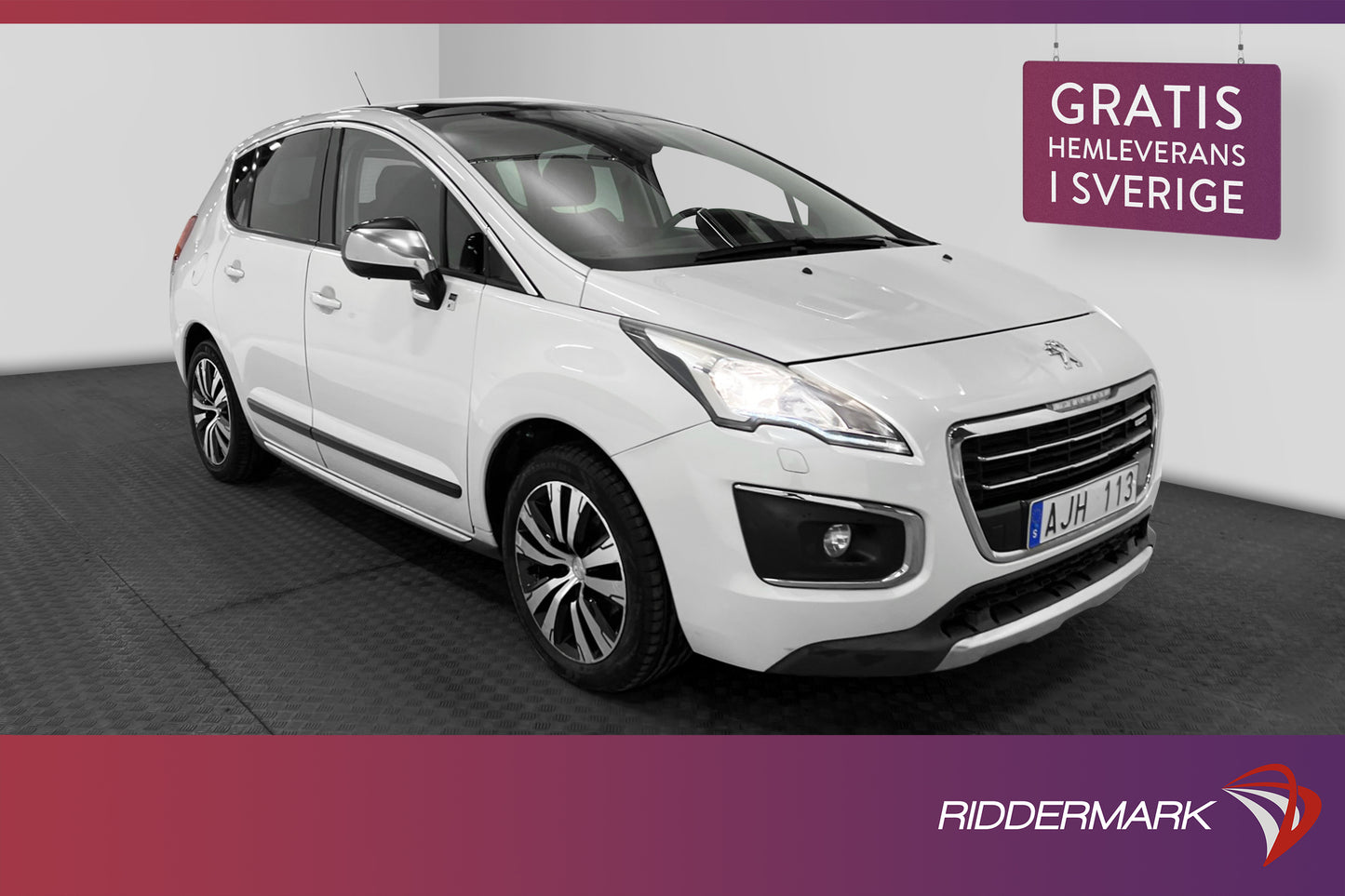 Peugeot 3008 Hybrid4 AWD 200hk Pano Kamera Navi Kamrem bytt