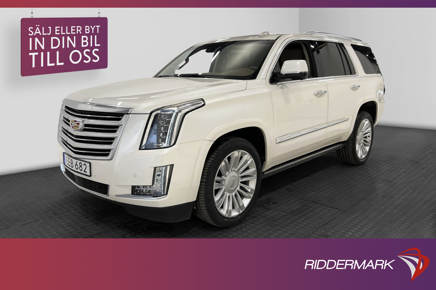 Cadillac Escalade 6.2 V8 4WD Platinum 7-sits T-lucka Drag