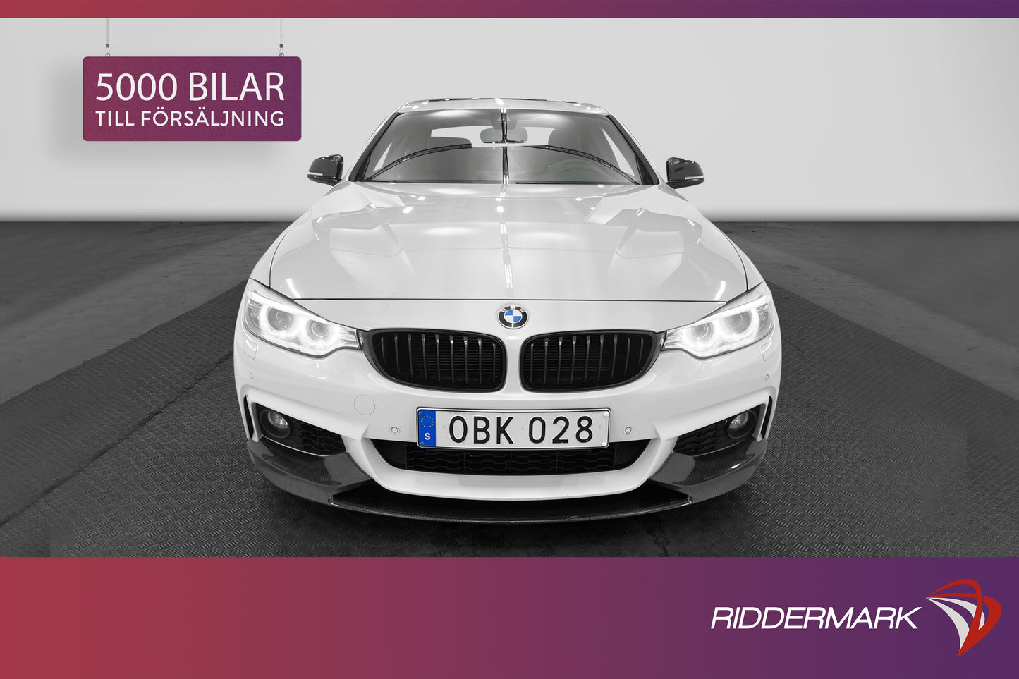 BMW 435i xDrive 306hk M Sport 360° H&K Navi Taklucka