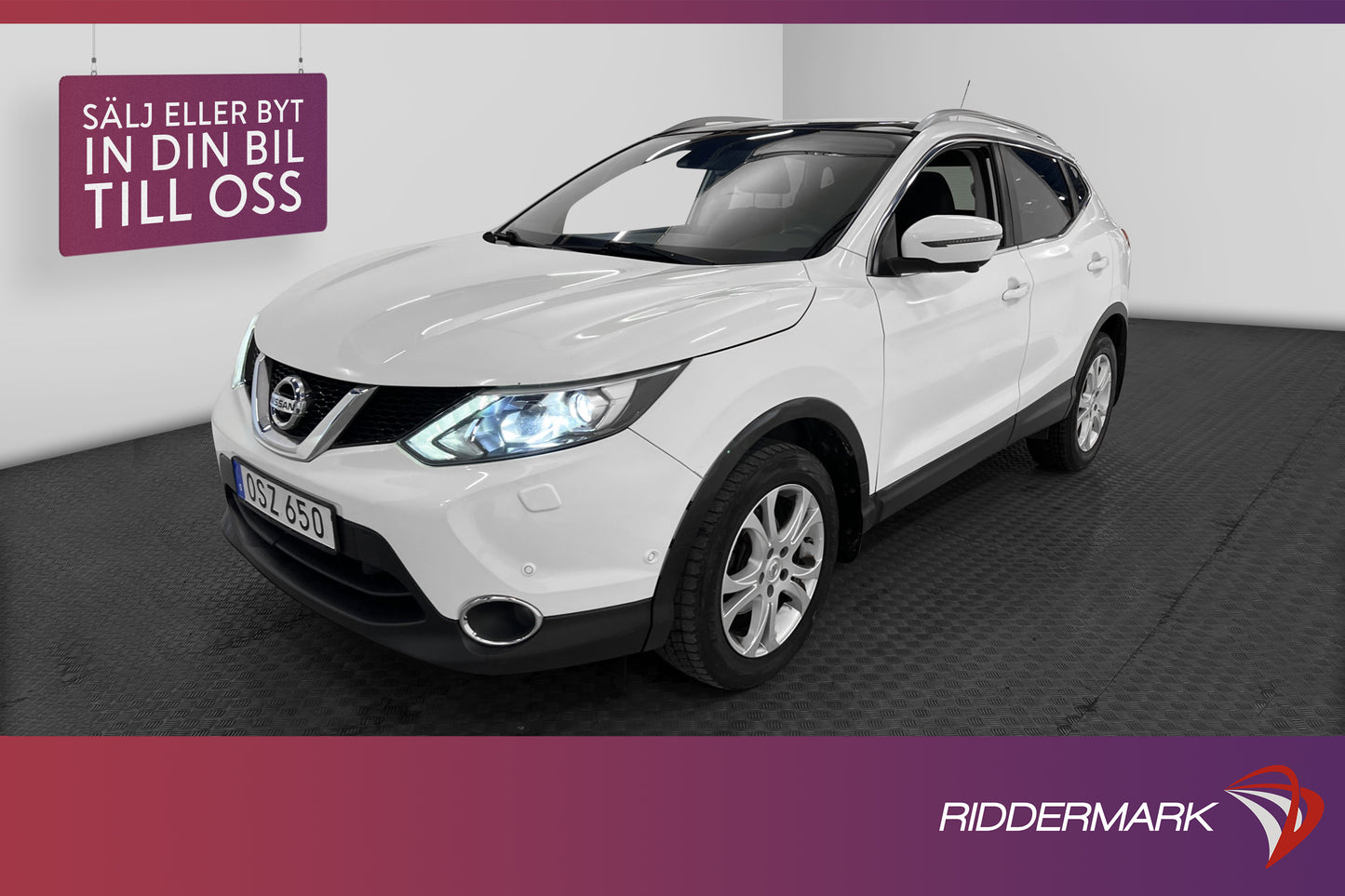 Nissan Qashqai 1.2 DIG-T 115hk Tekna 360° kamera Navi Drag