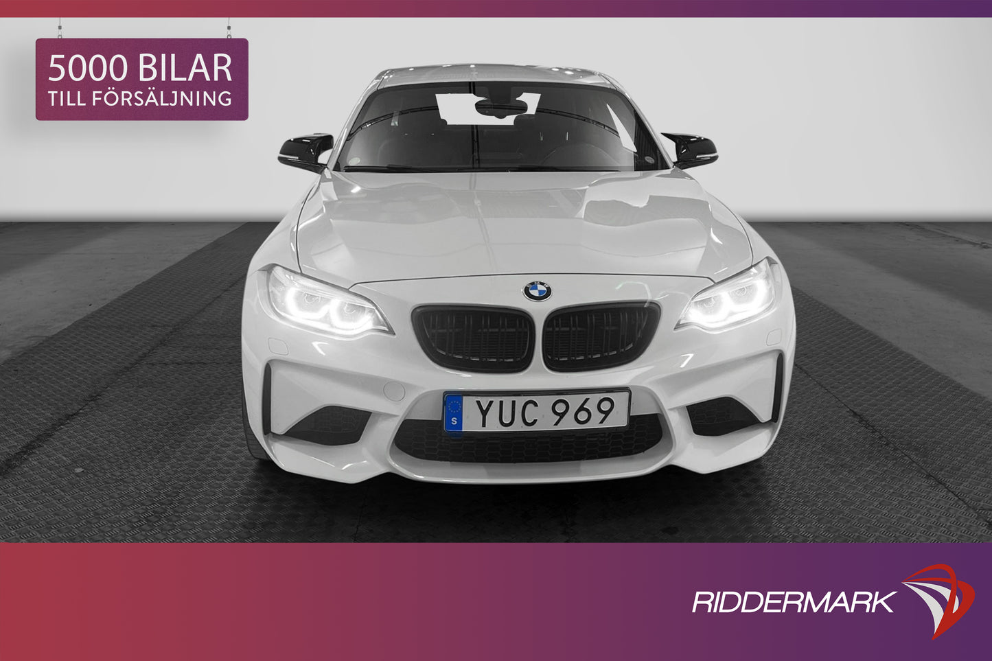 BMW M2 Coupé DCT 370hk Kamera HiFi Kolfiber Välserv Sv.såld