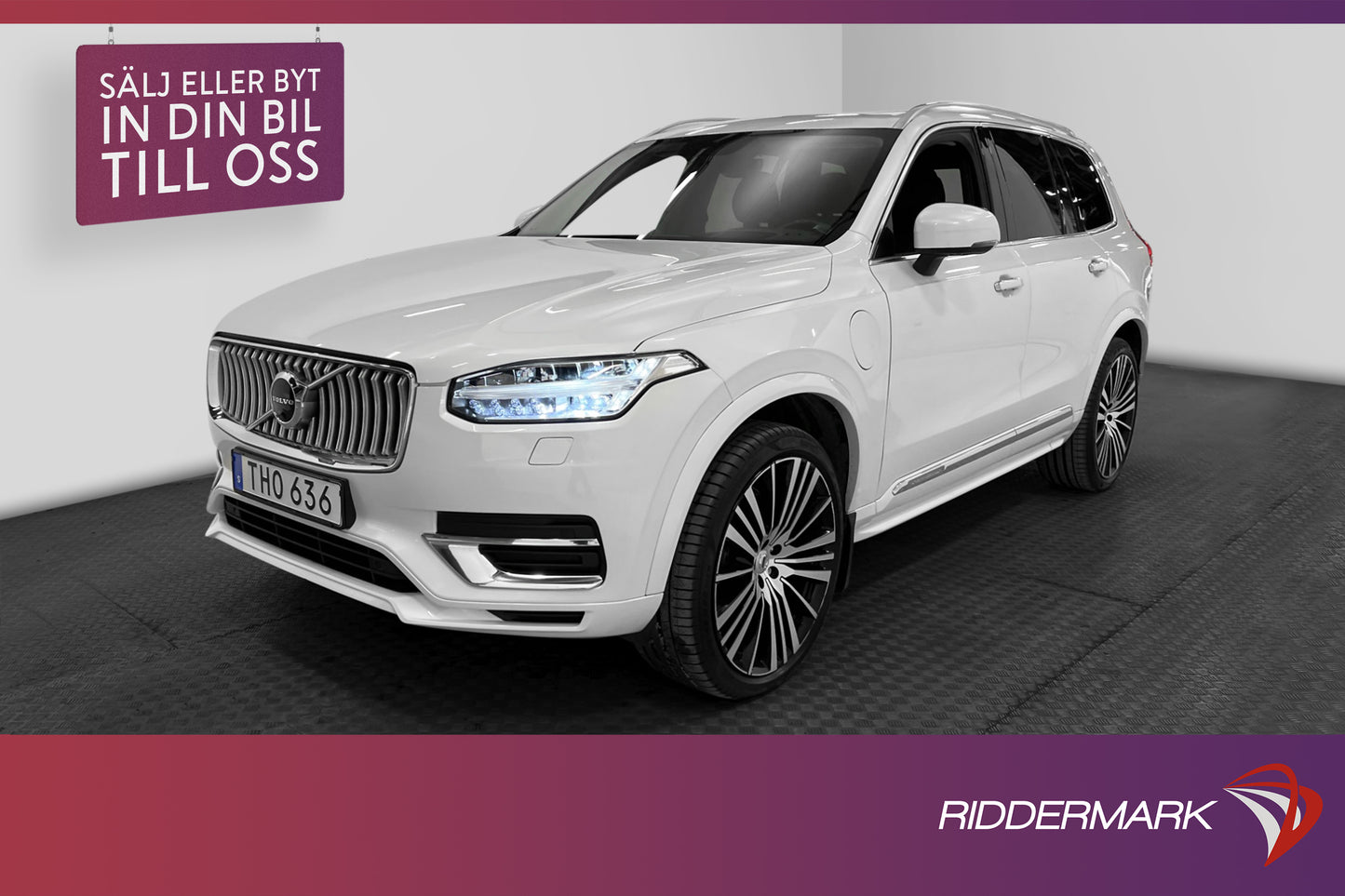 Volvo XC90 T8 TwEn AWD Inscription VOC 7-sits Pano B&W Drag