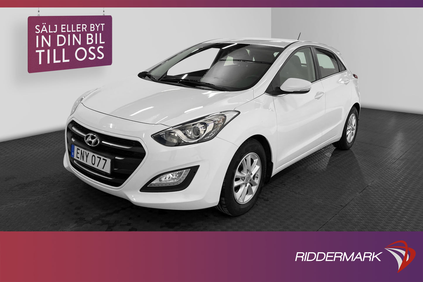 Hyundai i30 CRDi 110hk Sensorer Rattvärm Välservad 0,36l/mil