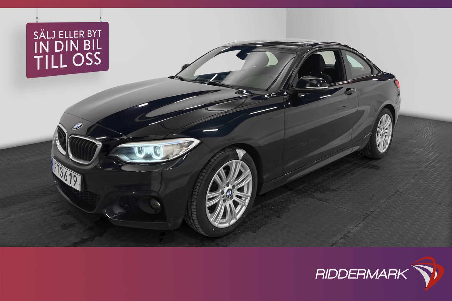 BMW 218 d Coupé 143hk M Sport Pano Rattvärme Sensorer