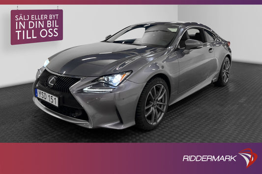 Lexus RC 300h CVT 223hk Kamera Skinn Navi Elstolar Välservad