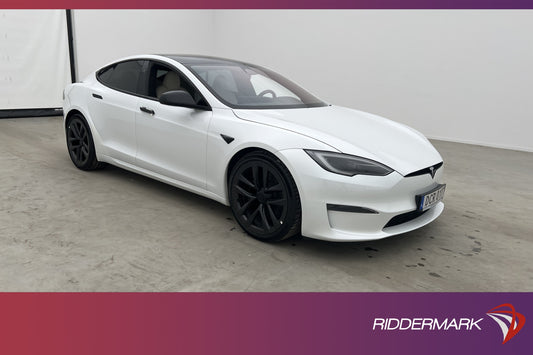 Tesla Model S AWD 680hk Svensksåld Ljus interiör AP