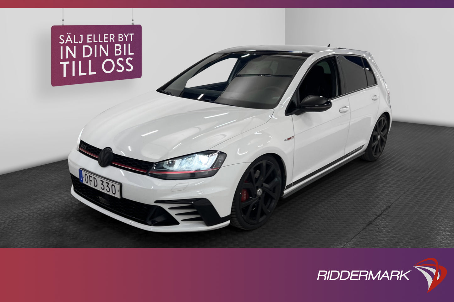 Volkswagen Golf GTI Clubsport 265hk Dynaudio Skalstolar Bkam