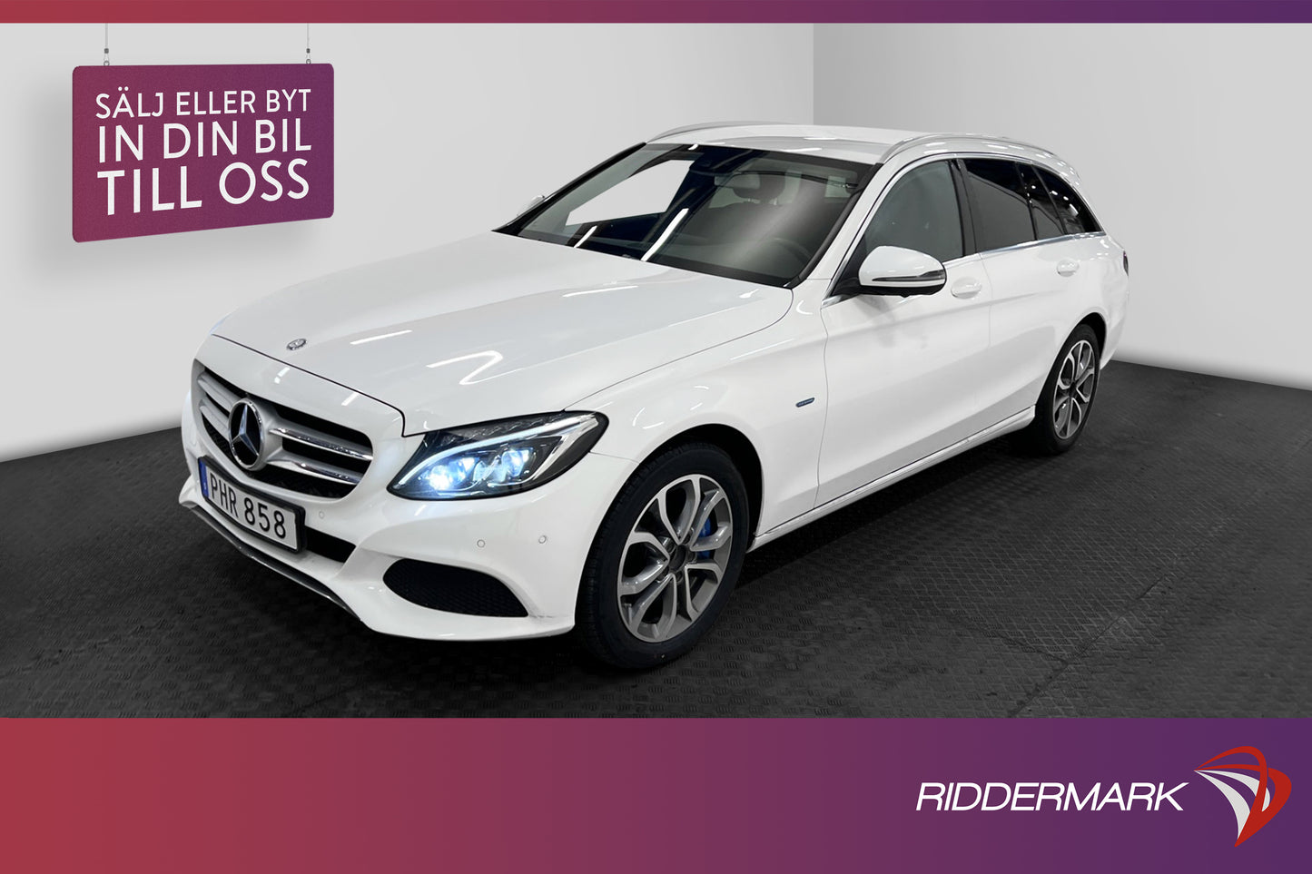 Mercedes-Benz C 350 T e 279hk Värm Burm 360° Navi Elstolar