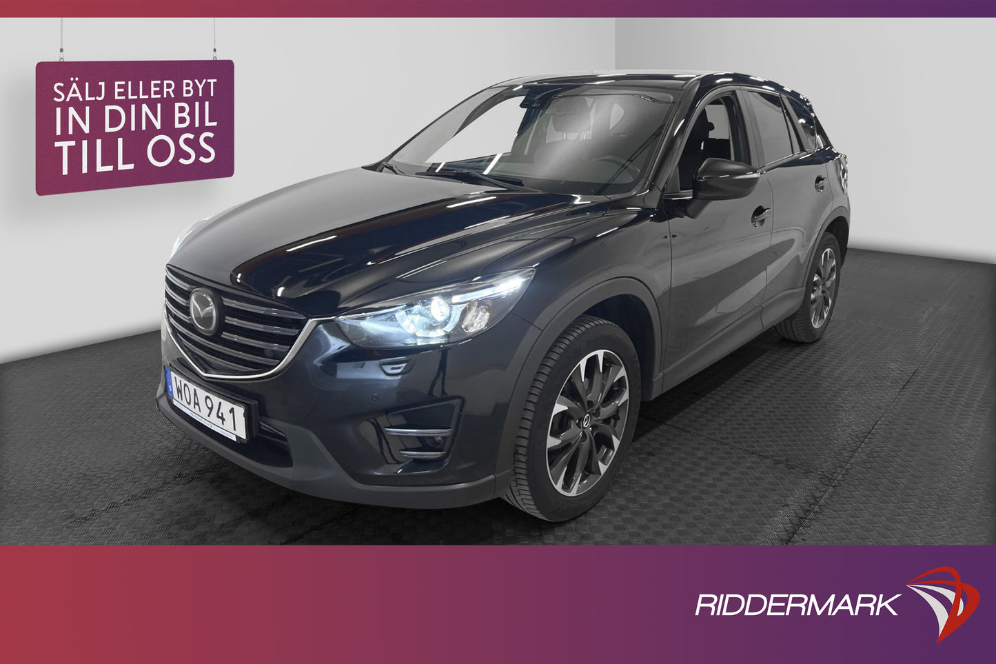 Mazda CX-5 2.2 175hk AWD Optimum Skinn BOSE B-Kamera Navi