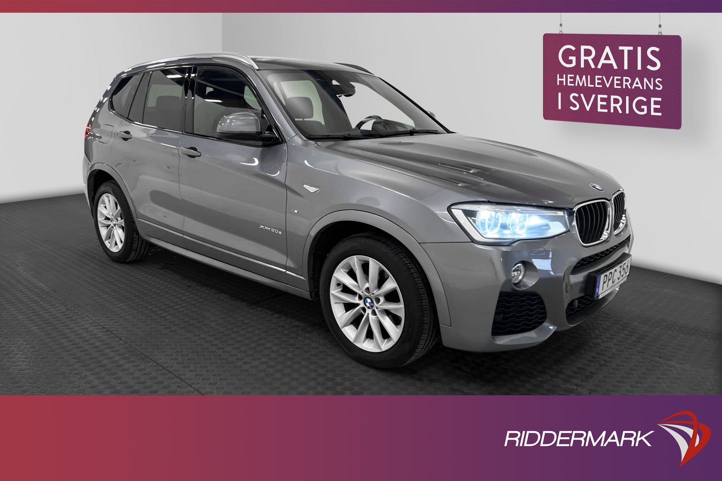 BMW X3 xDrive20d 190hk M Sport Sensorer Navi Dragkrok Nyserv