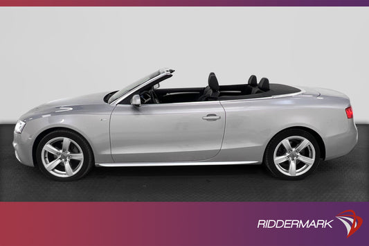 Audi A5 Cabriolet 3.0 TDI Quattro 218hk S-line Navi Skinn