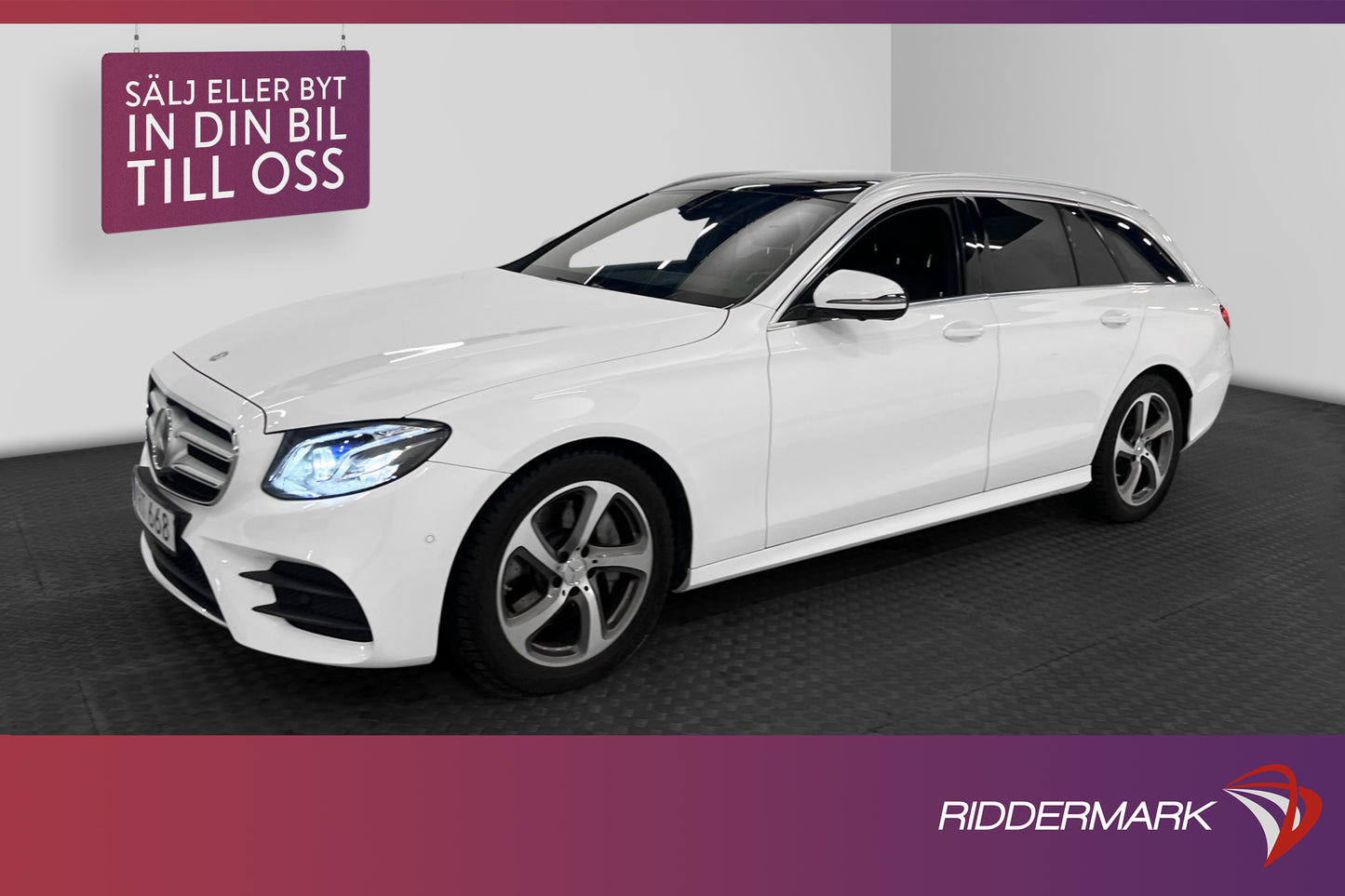 Mercedes-Benz E 220d AMG Pano 360° Värmare Burmester SE SPEC