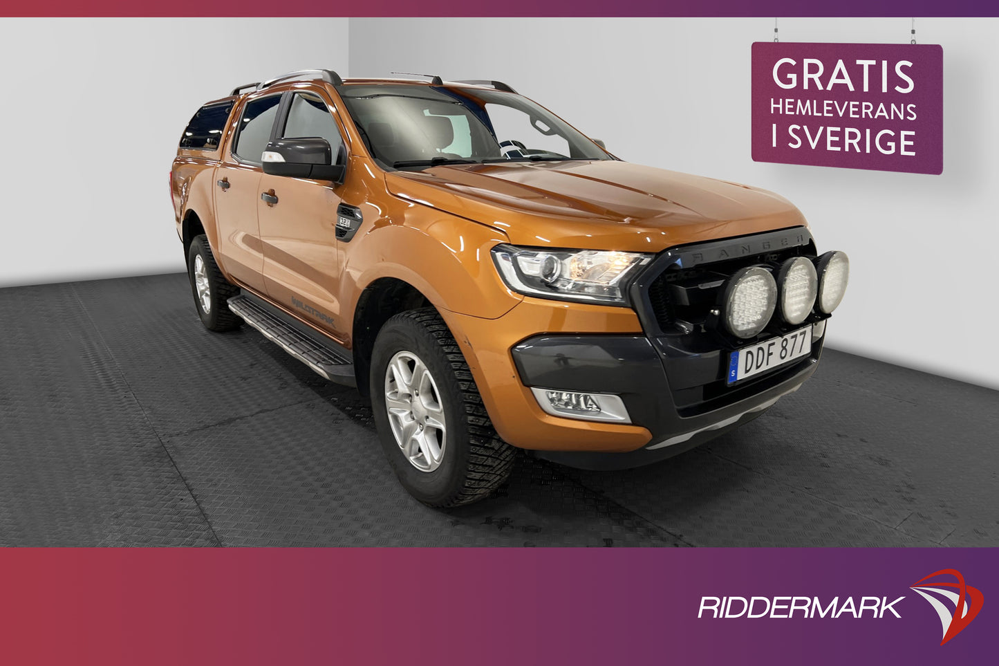 Ford Ranger Wildtrak 3.2TDCi 4x4 Värmare Drag Lastsläde Moms