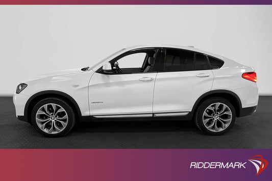 BMW X4 xDrive30d 258hk Steptronic H/K Navi D-värm Skinn Drag