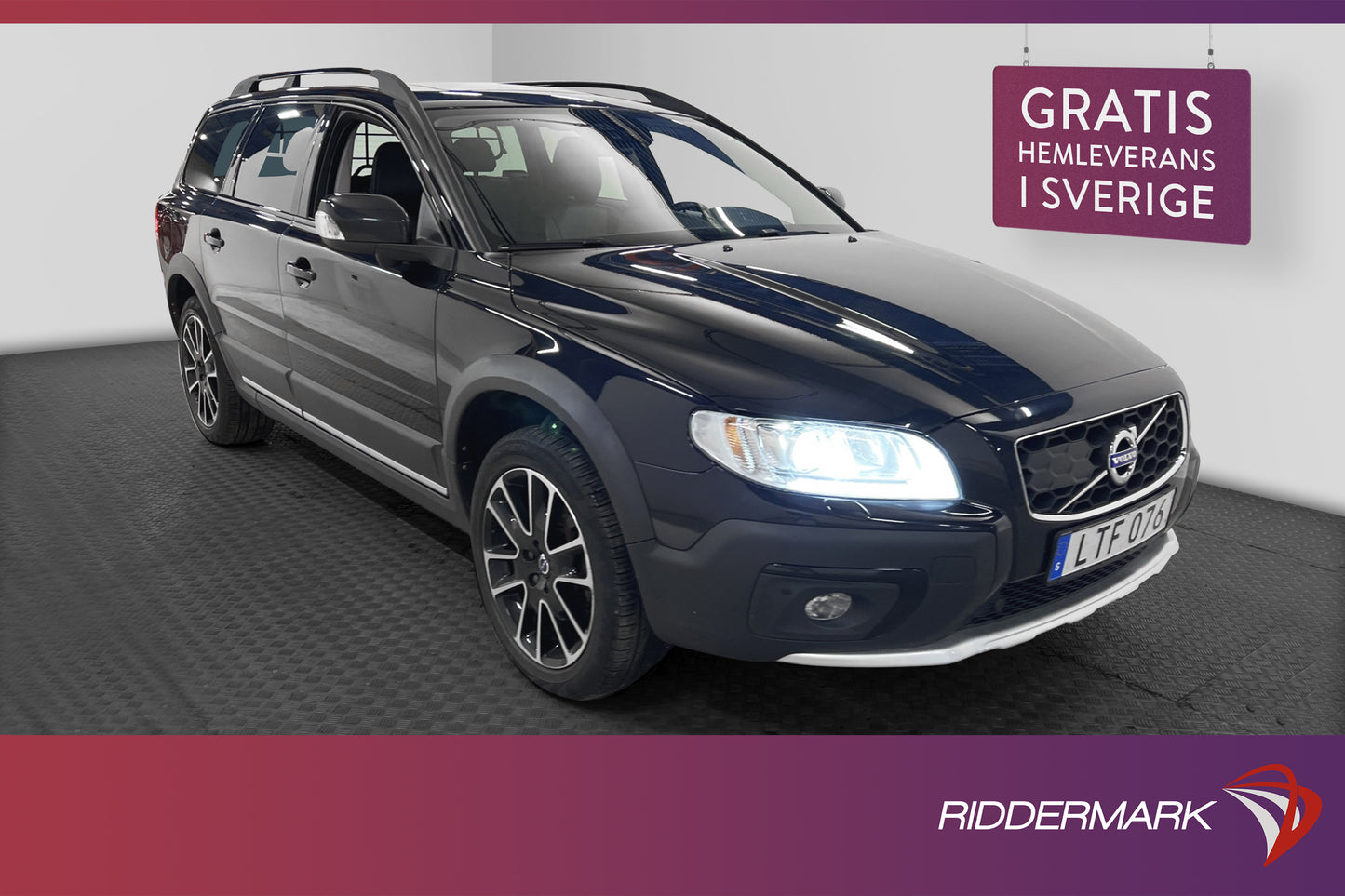 Volvo XC70 D5 230hk AWD Dynamic DVärm T-Lucka VOC Skinn Navi