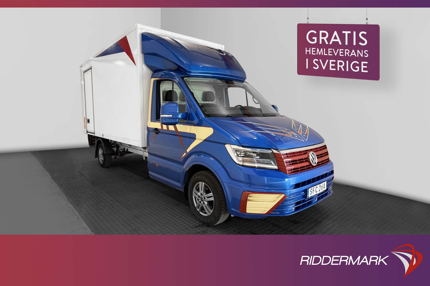 Volkswagen Crafter 2.0 Värmare Bakgavellyft Sidodörr Moms