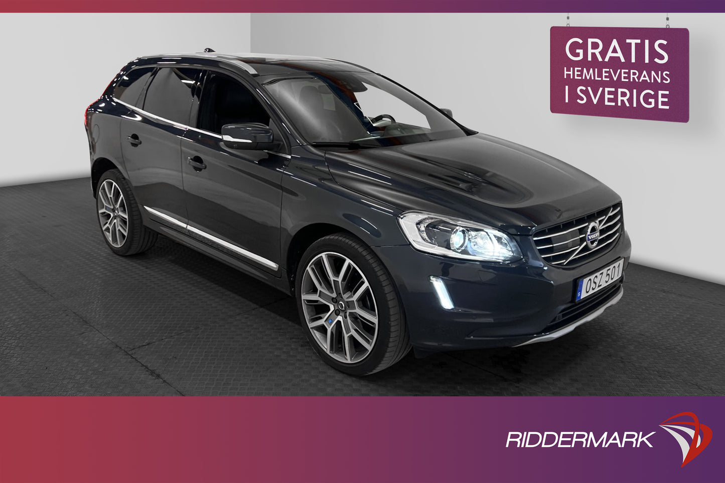 Volvo XC60 D4 AWD 190hk Summum VOC D-Värm Pano Drag BLIS