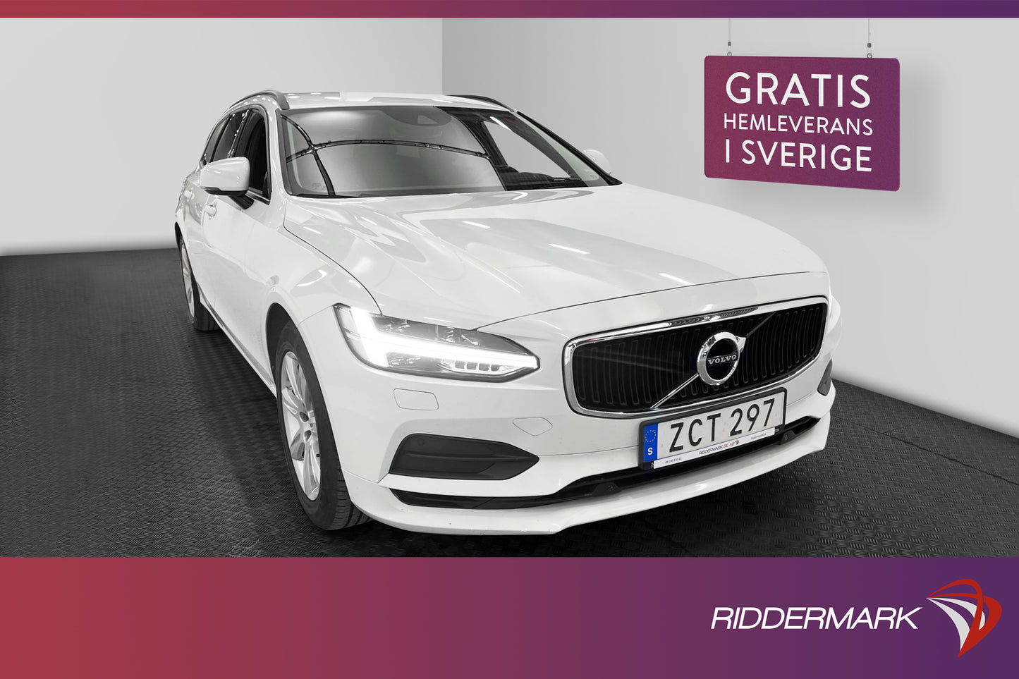 Volvo V90 D4 AWD 190 hk Drag Navi VoC P-värmare P-sensorer