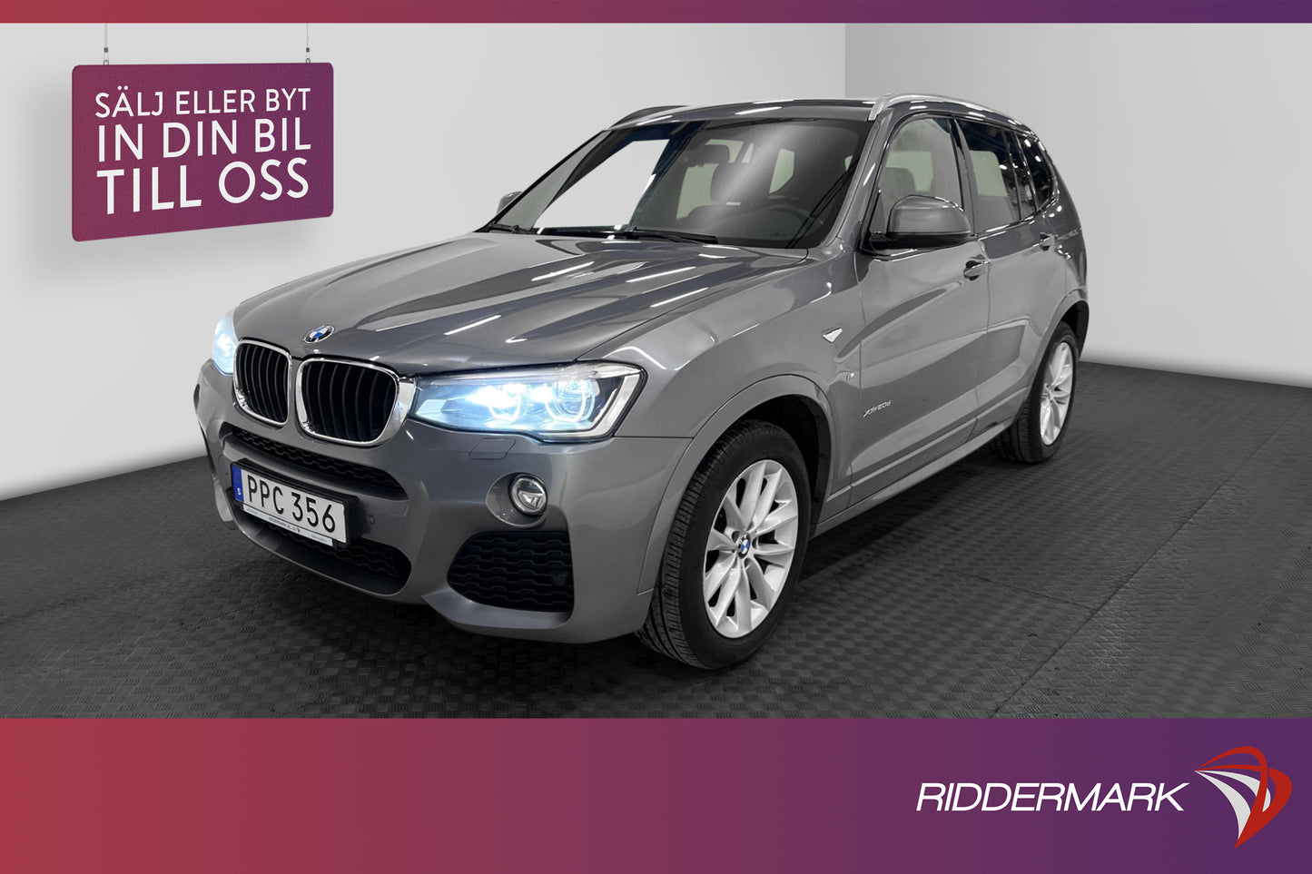 BMW X3 xDrive20d 190hk M Sport Sensorer Navi Dragkrok Nyserv