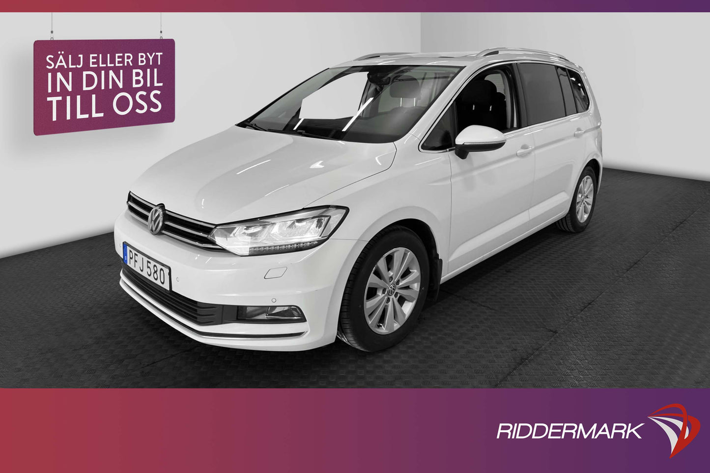 Volkswagen Touran 2.0 TDI 190hk 7-Sits Pano Värmare Dragpkt