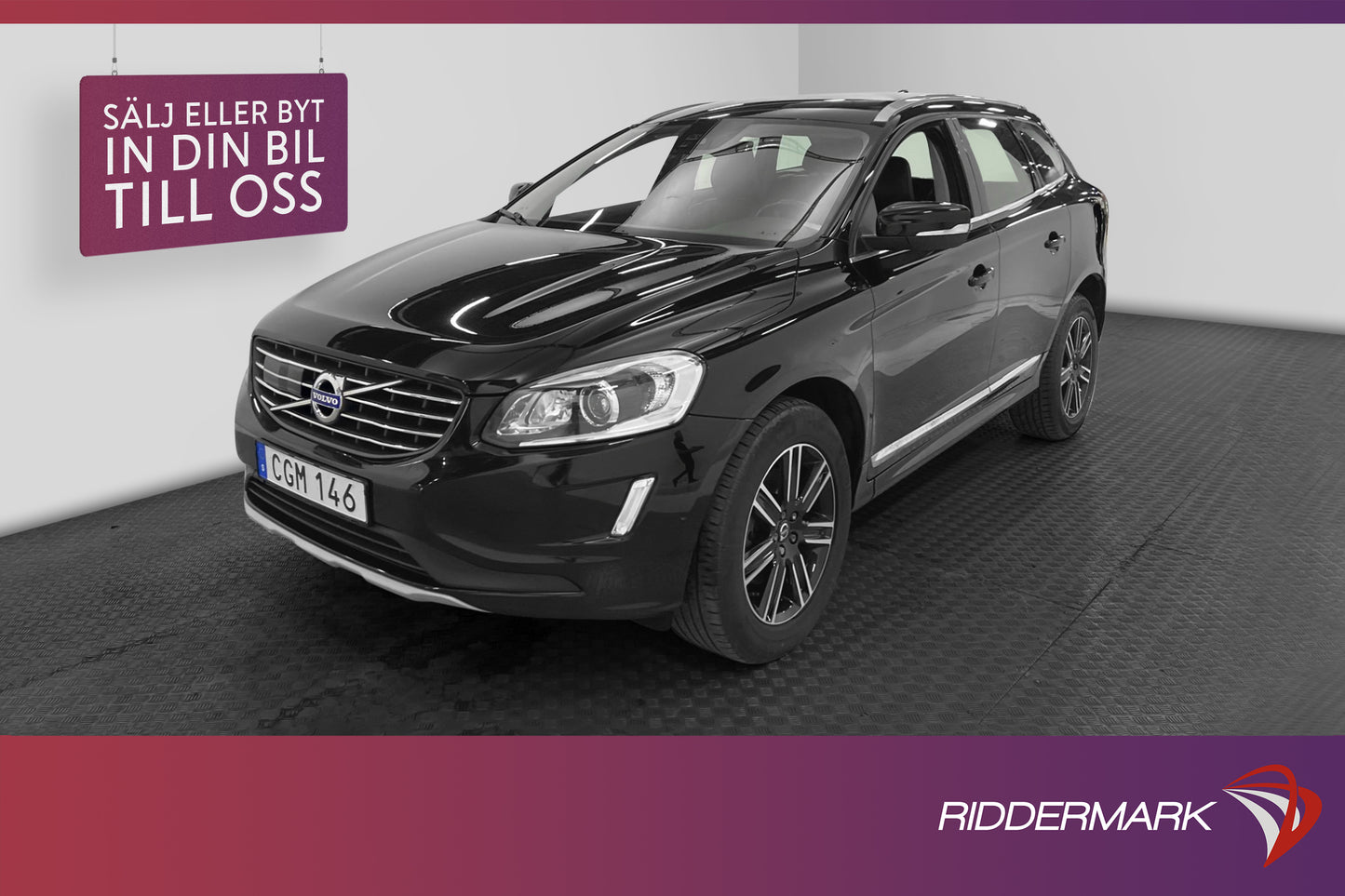 Volvo XC60 D4 190hk AWD Classic Summum Dvärm BLIS Skinn Drag