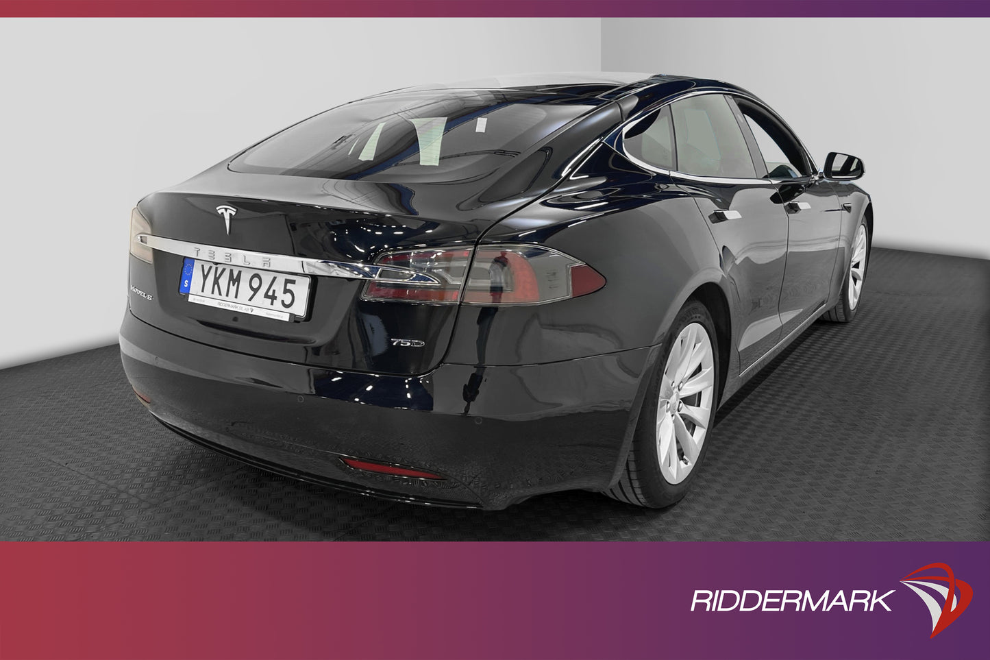 Tesla Model S 75D AWD 333hk Skinn Panorama Svensksåld Kamera