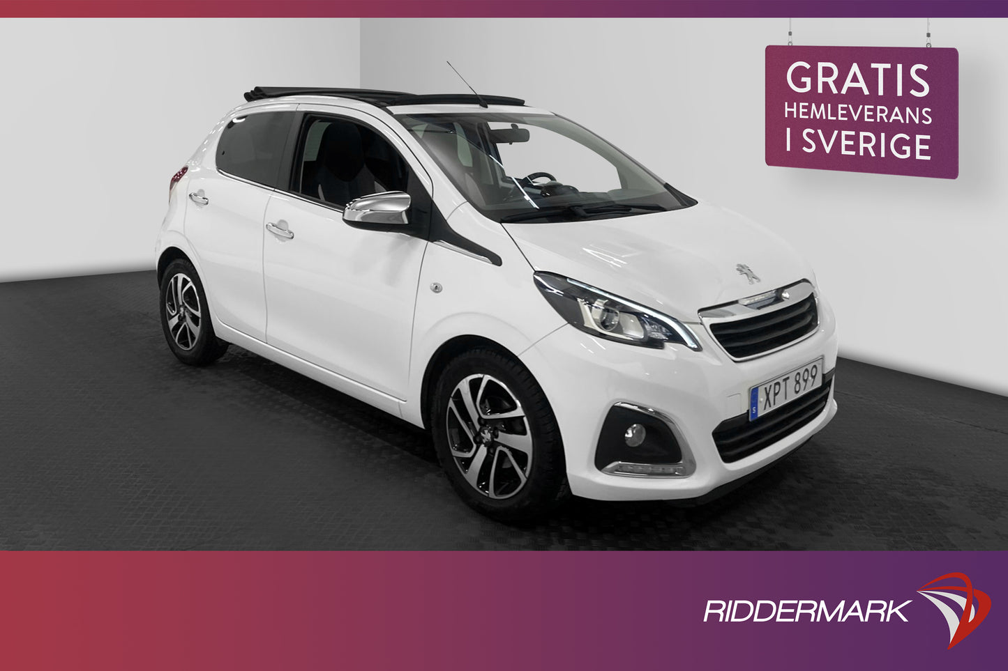 Peugeot 108 TOP! VTi 69hk Allure Nedfällbart-tak Välservad