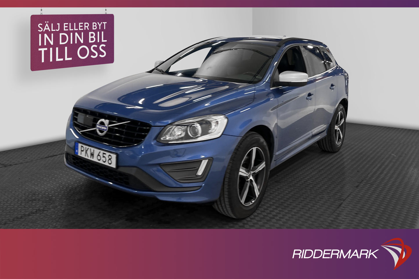 Volvo XC60 D4 AWD 190hk R-Design VOC Navi Drag BLIS